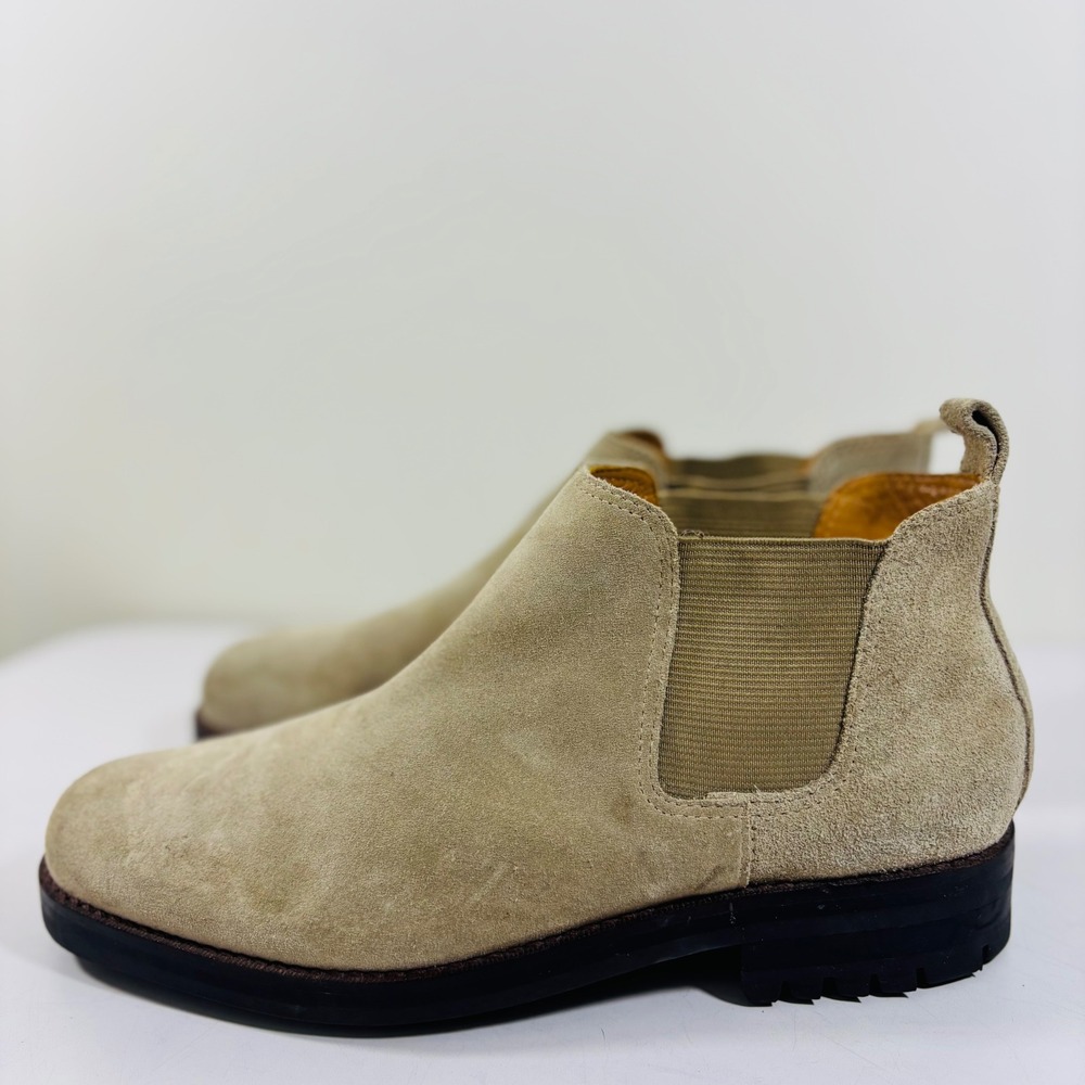 Lauren Ralph Lauren Suede Beige Ankle Boots Women's Size 9.5B